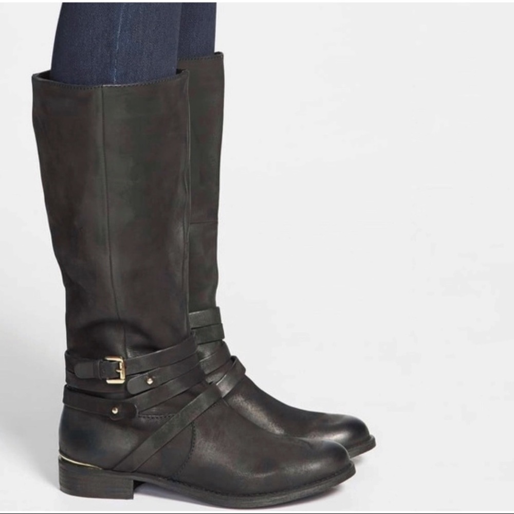 {Steve Madden} Albany Leather Riding Boots